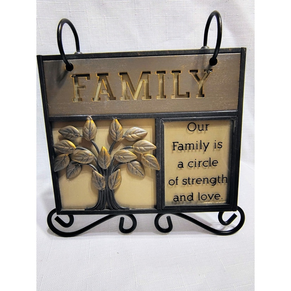 Fetco Photo Flip Picture Frame 4x6 Photographs 42 Photo Family Is A Circle...